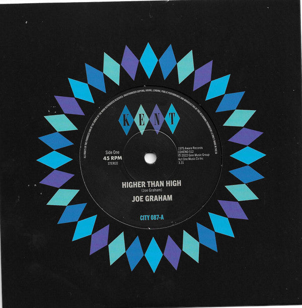 Joe Graham / John Edwards (3) : Higher Than High / It's Got To Be The Real Thing For Me (7", Single)