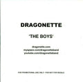 Dragonette : The Boys (CDr, Promo)