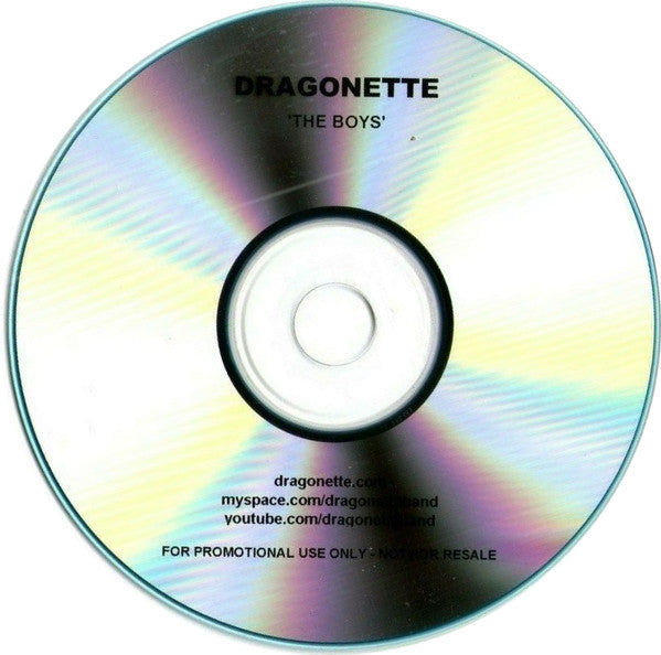 Dragonette : The Boys (CDr, Promo)