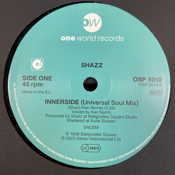 Shazz : Innerside (7", Single)