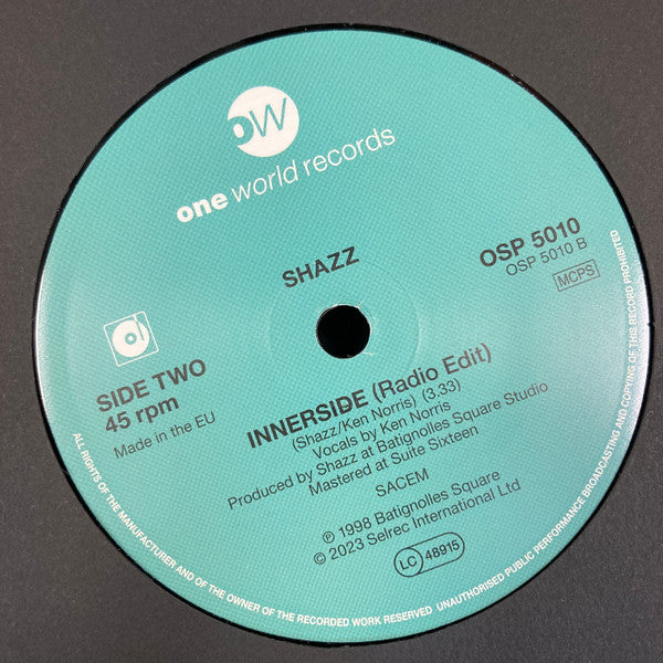 Shazz : Innerside (7", Single)