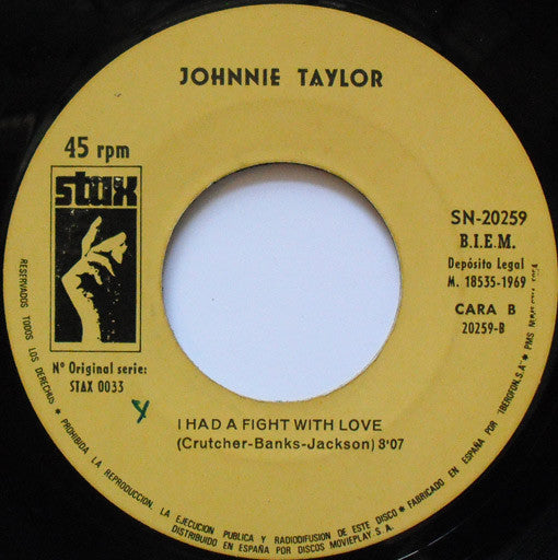Johnnie Taylor : Testify (I Wonna) (7", Single)