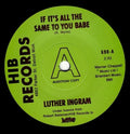 Luther Ingram : If It's All The Same To You Babe (7", Promo, RE, Aud)