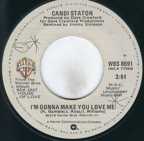 Candi Staton : I'm Gonna Make You Love Me / Honest I Do Love You (7")