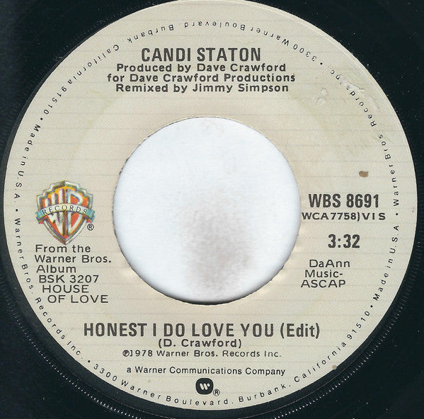 Candi Staton : I'm Gonna Make You Love Me / Honest I Do Love You (7")