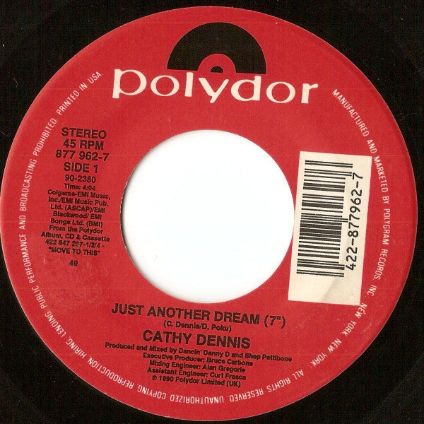 Cathy Dennis : Just Another Dream (7", Single)