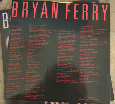 Bryan Ferry : Boys And Girls (LP, Album)