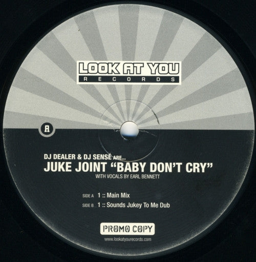 Juke Joint : Baby Don't Cry (12", Promo)