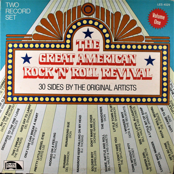 Various : The Great American Rock 'N' Roll Revival (30 Sides By The Original Artists)  Volume One (2xLP, Comp, Pit)