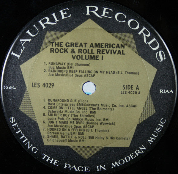 Various : The Great American Rock 'N' Roll Revival (30 Sides By The Original Artists)  Volume One (2xLP, Comp, Pit)