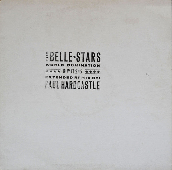 The Belle Stars : World Domination (12", Promo, W/Lbl)