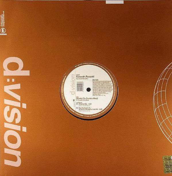 Kenneth Rossetti Feat. André Da Silva : Sambà (12")