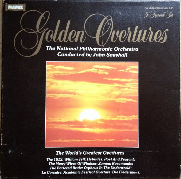 National Philharmonic Orchestra Conducted By John Snashall : Golden Overtures (3xLP + Box)