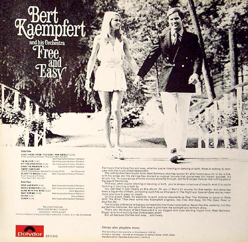 Bert Kaempfert & His Orchestra : Free And Easy (LP, Album)