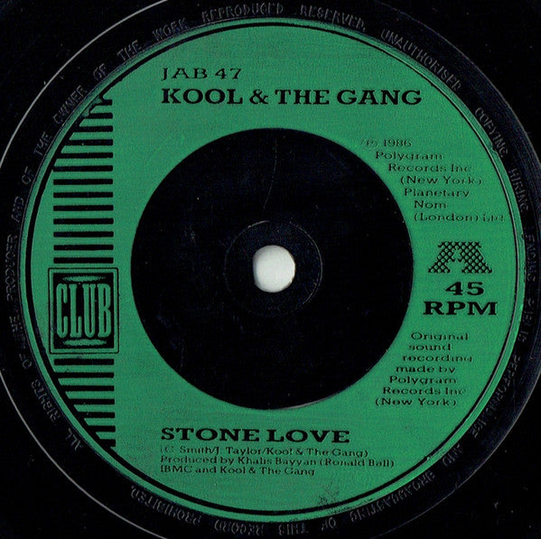 Kool & The Gang : Stone Love (7", Single, Gre)
