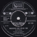 Patty Duke : Whenever She Holds You (7", Single)