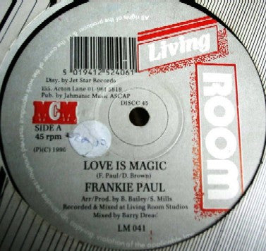 Frankie Paul : Love Is Magic (12")