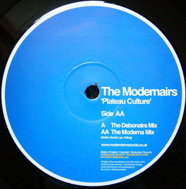The Modernairs : Plateau Culture (12")