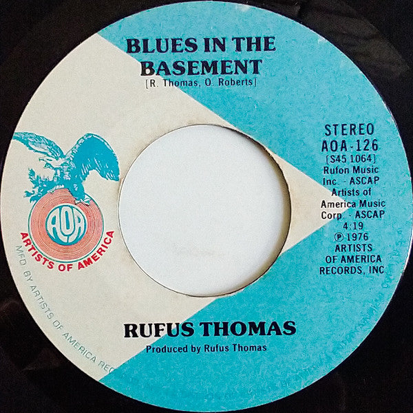 Rufus Thomas : If There Were No Music / Blues In The Basement (7")