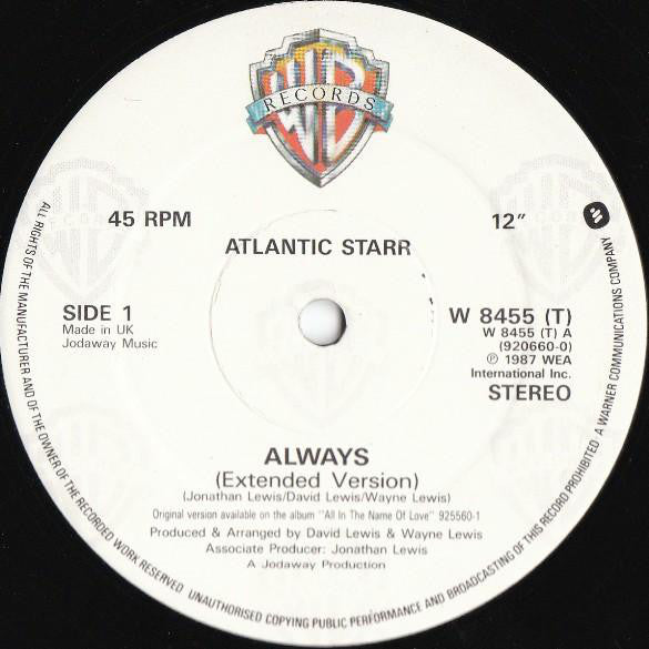 Atlantic Starr : Always (12")