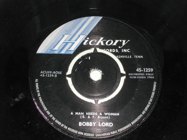 Bobby Lord : Take The Bucket To The Well (7")