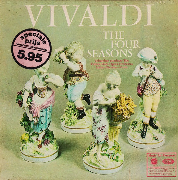 Antonio Vivaldi – Hermann Scherchen Conducts Orchester Der Wiener Staatsoper / Julian Olevsky : The Four Seasons (LP, Album)