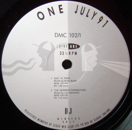 Various : July • 91 (One) (12", P/Mixed)