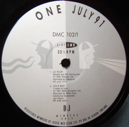Various : July • 91 (One) (12", P/Mixed)