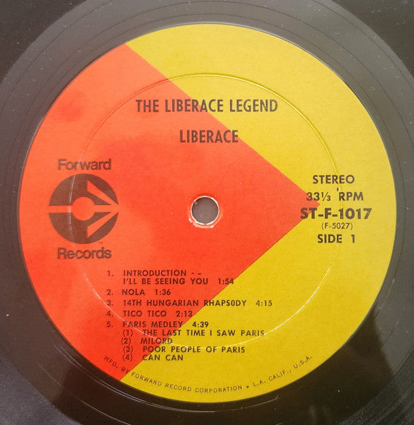 Liberace : The Liberace Legend (LP, Comp)