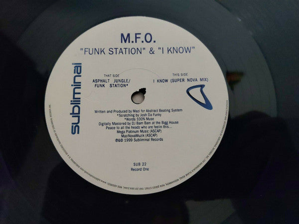 MFO : Funk Station & I Know (2x12")