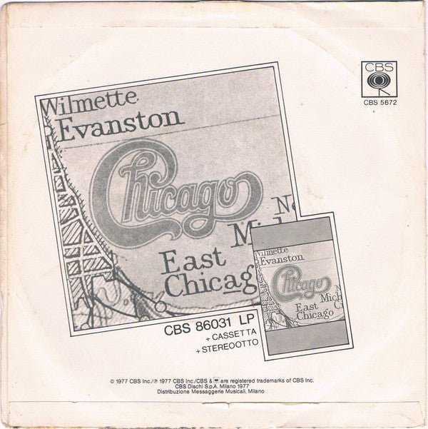 Chicago (2) : Baby, What A Big Surprise (7", Single)