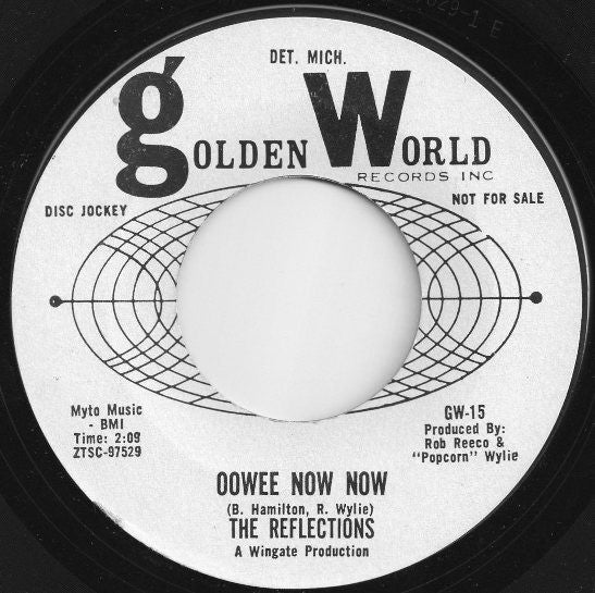The Reflections (2) : Talkin' About My Girl (7", Single, Mono, Promo, Ter)