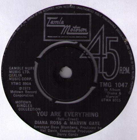 Diana Ross & Marvin Gaye / Marvin Gaye & Tammi Terrell : You Are Everything / The Onion Song (7", Single)