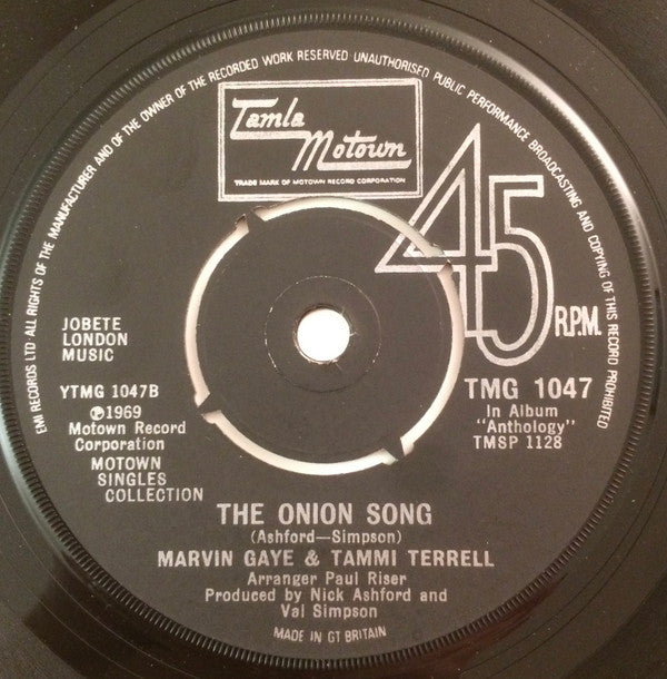 Diana Ross & Marvin Gaye / Marvin Gaye & Tammi Terrell : You Are Everything / The Onion Song (7", Single)