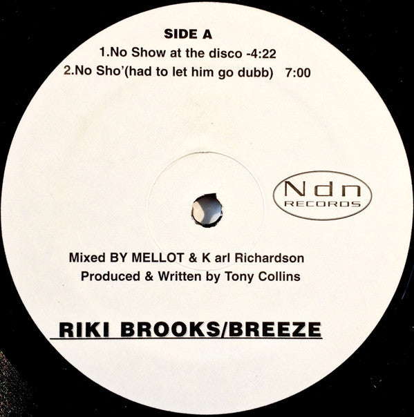 Breeze (48) / Riki Brooks : No Show At The Disco (12")