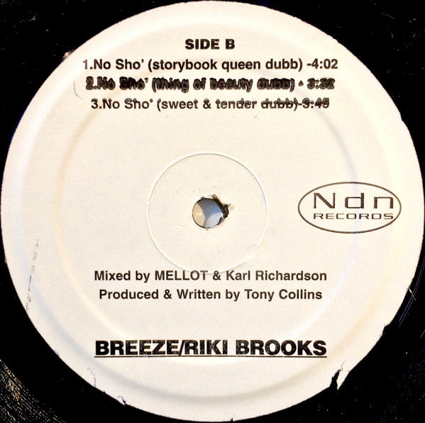 Breeze (48) / Riki Brooks : No Show At The Disco (12")