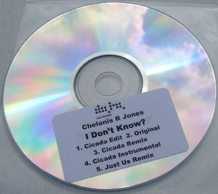 Chelonis R. Jones : I Don't Know? (CDr, Promo)