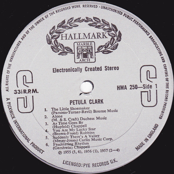 Petula Clark : Petula Clark (LP, Comp)
