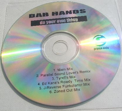 The Dab Hands : Do Your Own Thing (CDr, Single)