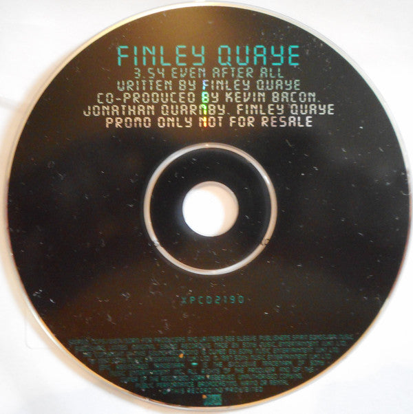 Finley Quaye : Even After All (CD, Single, Promo, Car)