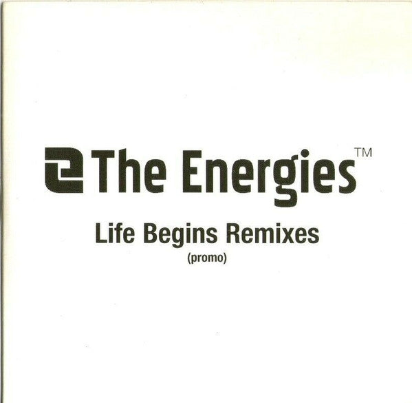 The Energies : Life Begins (CD, Single, Promo)