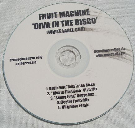 Fruit Machine (2) : Diva In The Disco (CDr, Single, Promo)