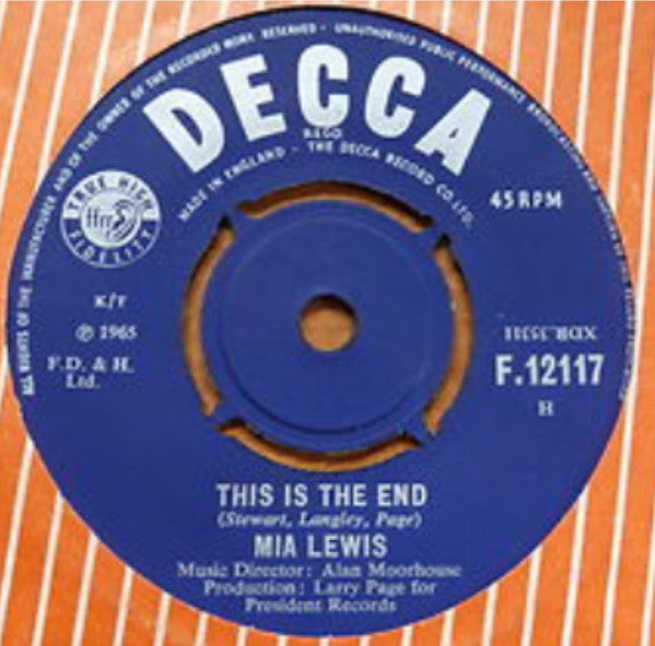 Mia Lewis (2) : Wish I Didn't Love Him (7")