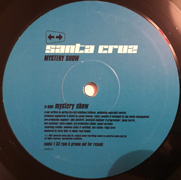 Santa Cruz : Mystery Show (10", S/Sided, Single, Promo)