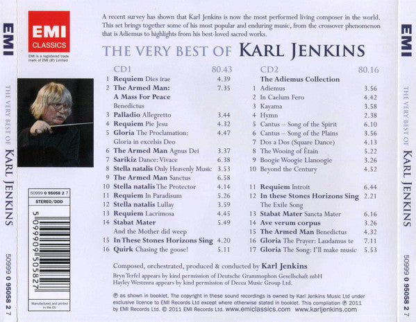 Karl Jenkins : The Very Best Of Karl Jenkins (2xCD, Comp, RE)