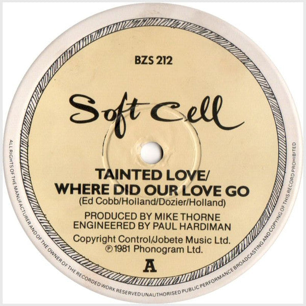 Soft Cell : Tainted Love / Where Did Our Love Go (12", Single)