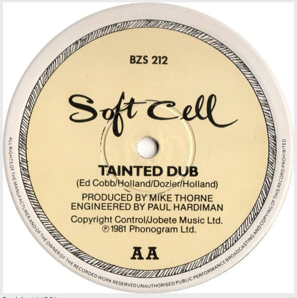 Soft Cell : Tainted Love / Where Did Our Love Go (12", Single)