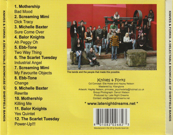 Various : Knives & Forks: A Delectable Showcase Of Sheffield Bands (CD, Comp)