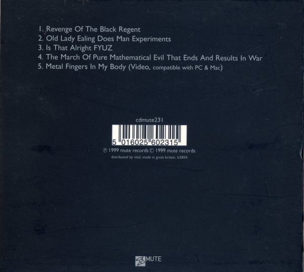 Add N To (X) : Revenge Of The Black Regent (CD, Single, Enh)