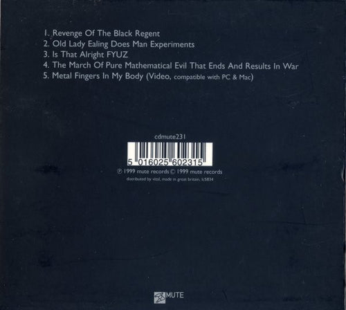 Add N To (X) : Revenge Of The Black Regent (CD, Single, Enh)